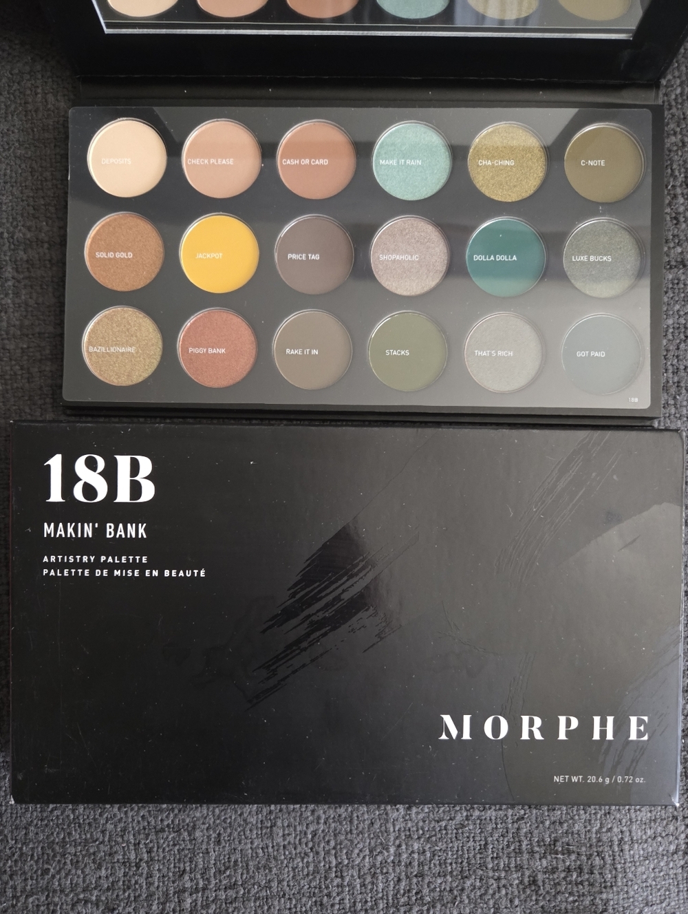 MORPHE 18B Makin' Bank Artistry Palette BNIB